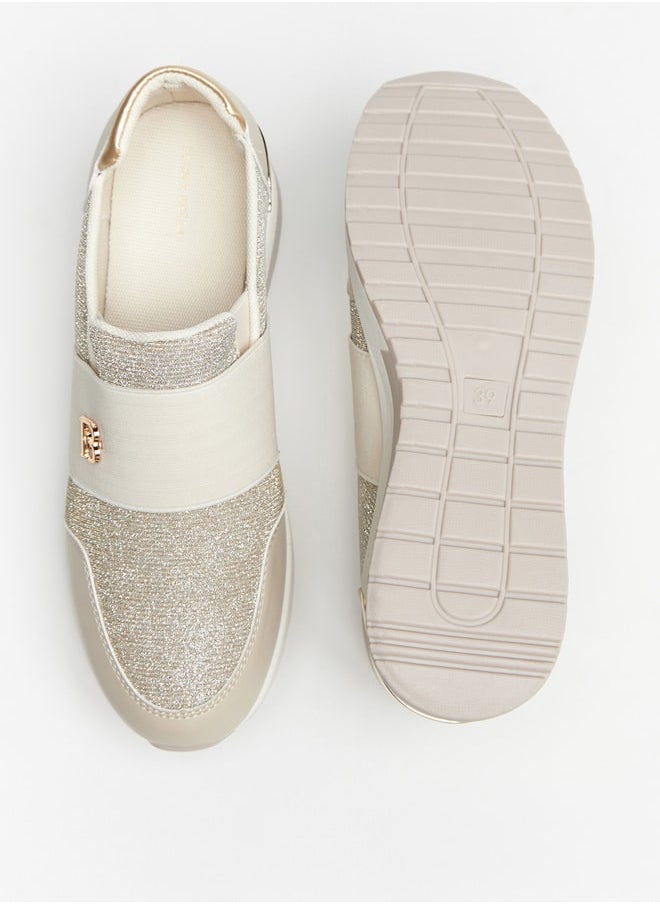 Flora Bella By Shoexpress Womens Textured SlipOn Low Ankle Sneakers  - Image 4
