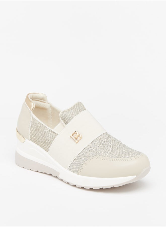 Flora Bella By Shoexpress Womens Textured SlipOn Low Ankle Sneakers  - Image 3