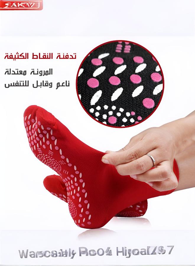 جوارب حرارية طويلة ذاتية التسخين للجنسين | حماية القدم الدافئة ومقاومة البرد للرجال والنساء - Image 3