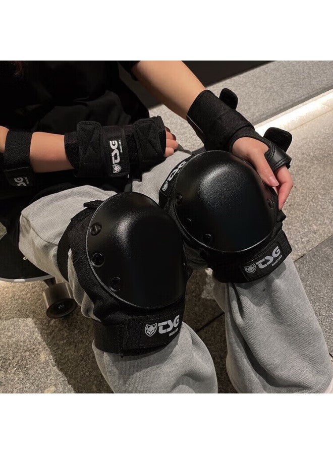 Tsg Professional Protective Gear Set 6-piece For Skateboarding Roller Skating Longboarding Land Surfing L - Image 3