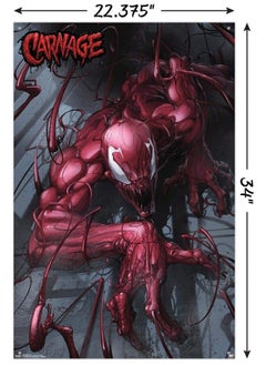Trends International Marvel Comics Carnage Wall Wall Poster With Push Pins  - Image 4