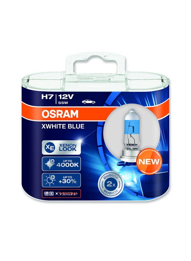Osram Automotive Bulb, Headlight High Beam Low Beam Halogen Lamp, Bright White Blue H7 , 12v 55w - Image 5