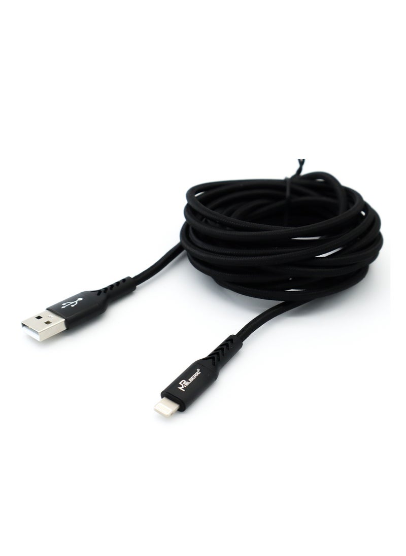 mpBLBERRI - Lightning USB Metal Cable 3M | mpBLBERRI BLB-U329 - Image 1