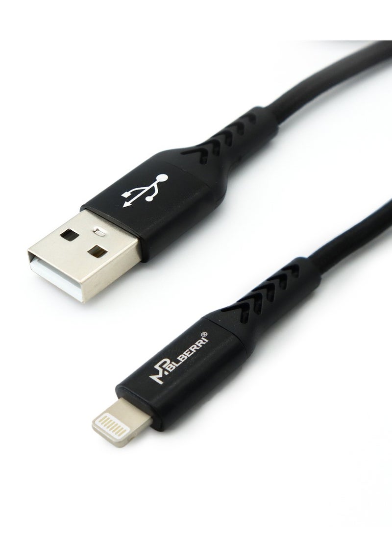 mpBLBERRI - Lightning USB Metal Cable 3M | mpBLBERRI BLB-U329 - Image 1