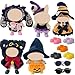 Ezcora 5 Sets Magical Fantasy DressUp Clothes for 17cm Dolls Pumpkin Witch Bunny Cat Fantasy Outfits 67Inch Doll Accessories with Shoes and Glasses Kawaii Idea No Dolls - Image 2