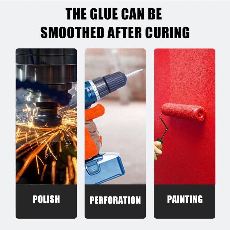 Foloose AB Glue - Casting, Steel, Metal, Glass, Ceramics Welding & Repair Adhesive - 80g - Image 5