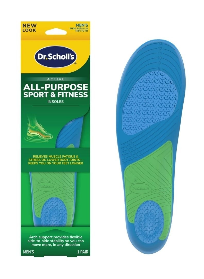 Scholl Dr. Scholl'S All-Purpose Sport & Fitness  Insoles Men