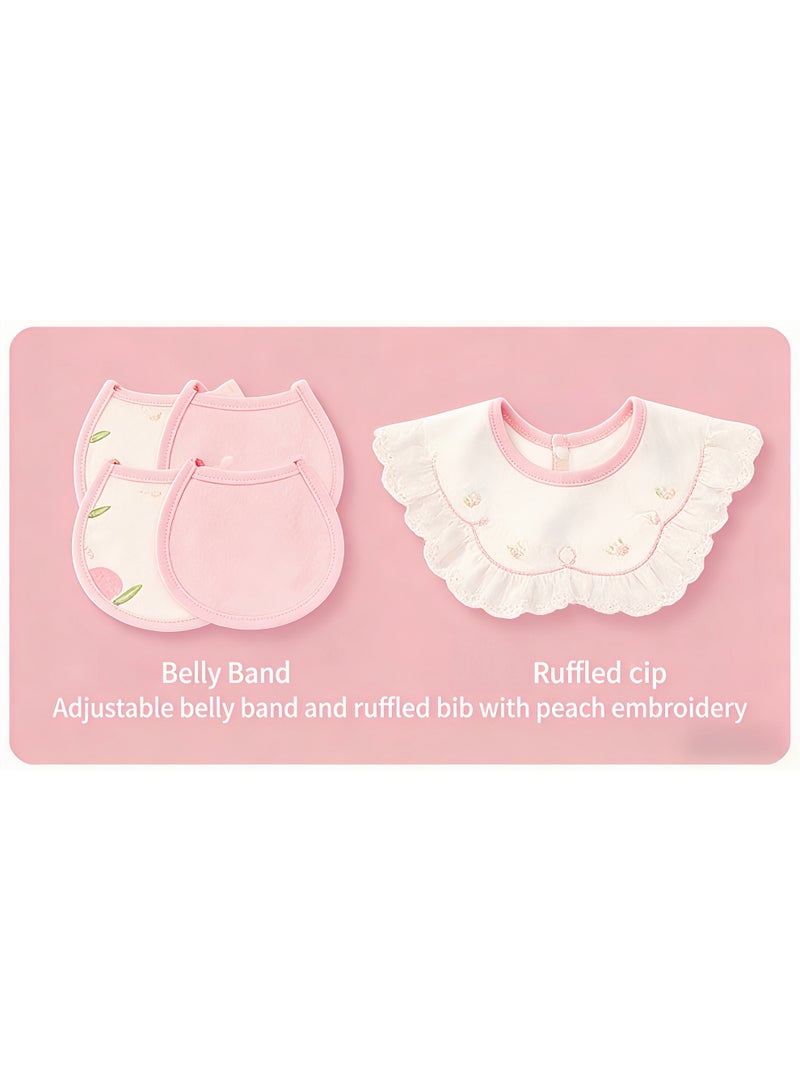 19PCS مجموعة هدية الطفل حديث الولادة ، مجموعة هدية Layette حديث الولادة للأولاد والبنات ، ملحقات الملابس الأساسية للأطفال مع بطانية الطفل ، للربيع الصيف الخريف الشتاء أربعة مواسم - Image 3