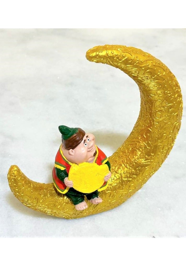 Stellar Fananees Figures & Crescent for Home Decoration, Office, Living Room, Ramadan Vibes, Ramadan Decorations, High Quality Characters (Kalbaz)
