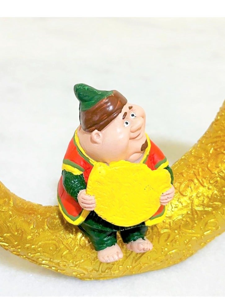 Stellar Fananees Figures & Crescent for Home Decoration, Office, Living Room, Ramadan Vibes, Ramadan Decorations, High Quality Characters (Kalbaz)
