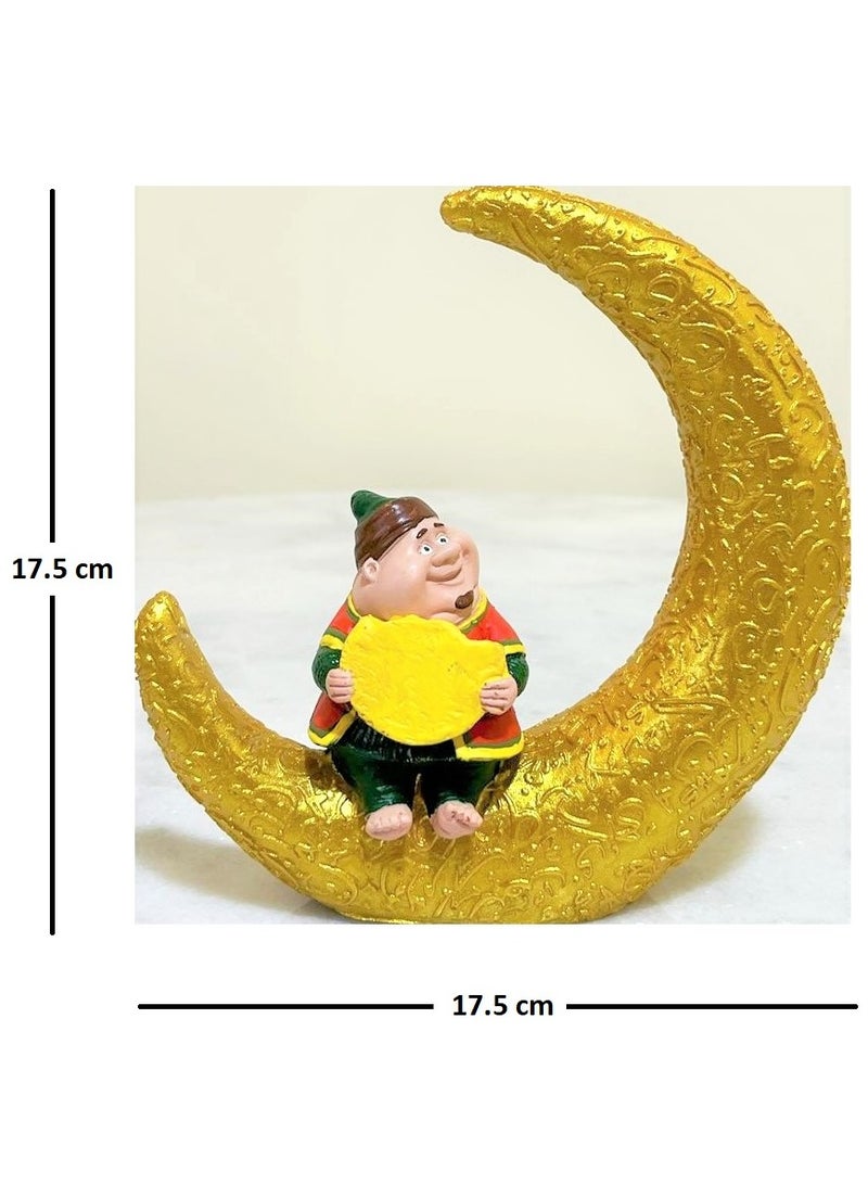 Stellar Fananees Figures & Crescent for Home Decoration, Office, Living Room, Ramadan Vibes, Ramadan Decorations, High Quality Characters (Kalbaz)
