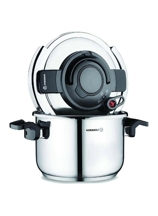 Korkmaz Alessa Pressure Cooker 12 Liters | Turkish pressure cooker Stainless Steel | KA173-03 - Image 1