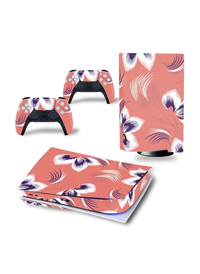 NIBEMINENT Console And Controller Decal Sticker Set For PlayStation 5 Disc Version