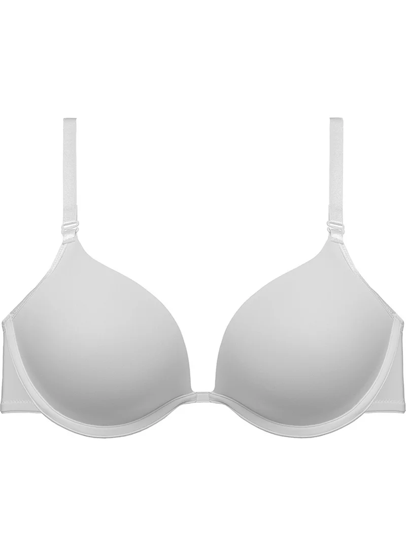 Magic Form 2187 Two Size Large Fully Padded Bra-White