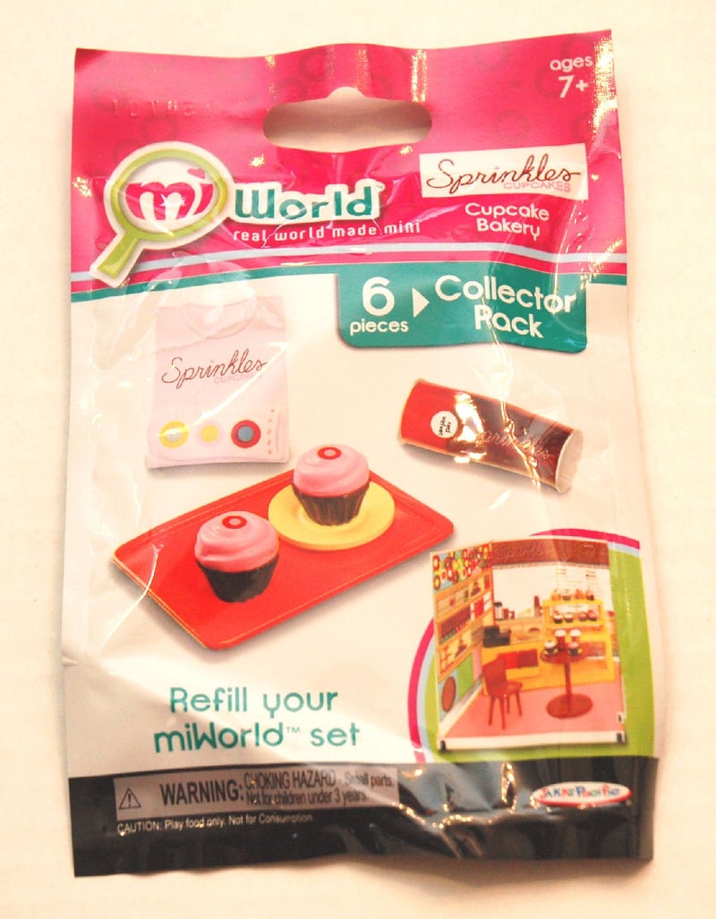 Jakks Pacific Mi World Collector Pack Sprinkles Cupcake Bakery 2 Cupcakes 1 Plate 1 Tray 1 Cupcake Mix and 1 T Shirt - Image 2