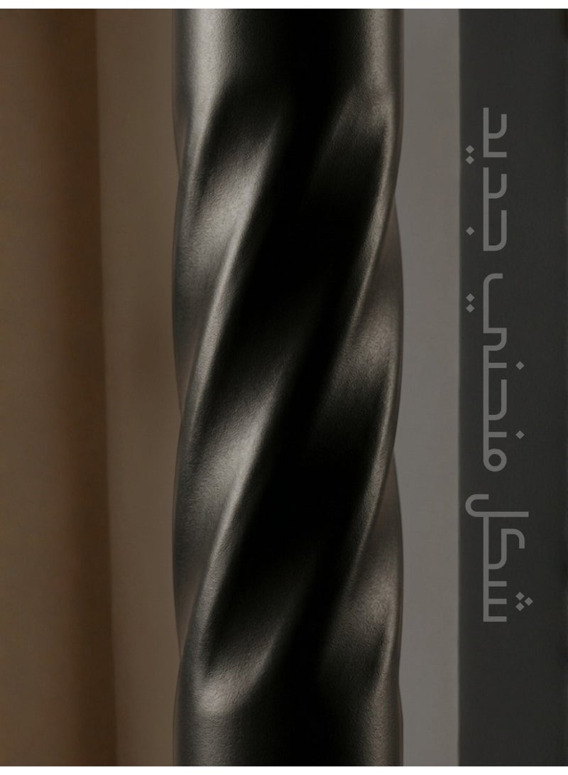 لامبارا انبوب إنارة علاقي أسود مودرن – سبوت لايت GU10 – تصميم تويست أنيق – قابل لتعديل الارتفاع - Image 2