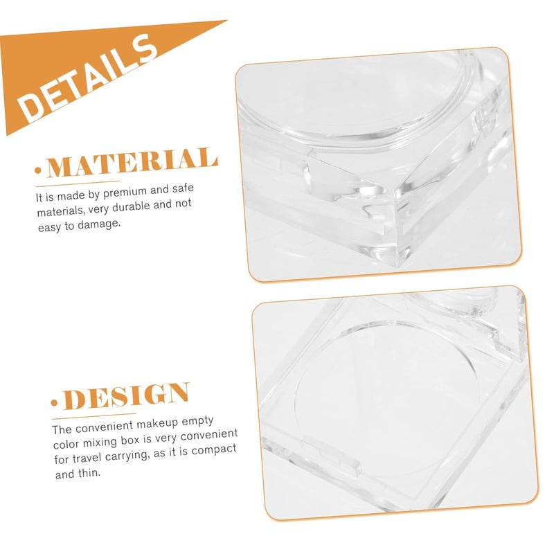 4pcs Diy Empty Eye Shadow Blush Sub Box Compact Cases for Cosmetics Container - Image 5