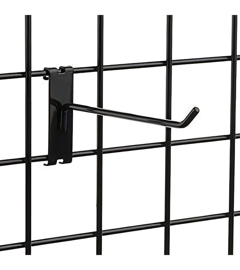 30 Grid Wall Hooks 6 Inches Black for Grid Wall Displays and Panels - Image 4