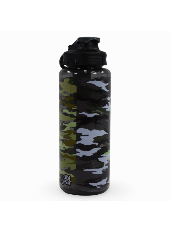 Cool Gear Flowery Water Bottle – Army Design (946ml) - Image 1