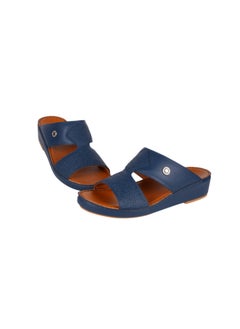 barjeel uno 008-3743 Barjeel Uno Men Arabic Sandals BS 01 Navy  - Image 3