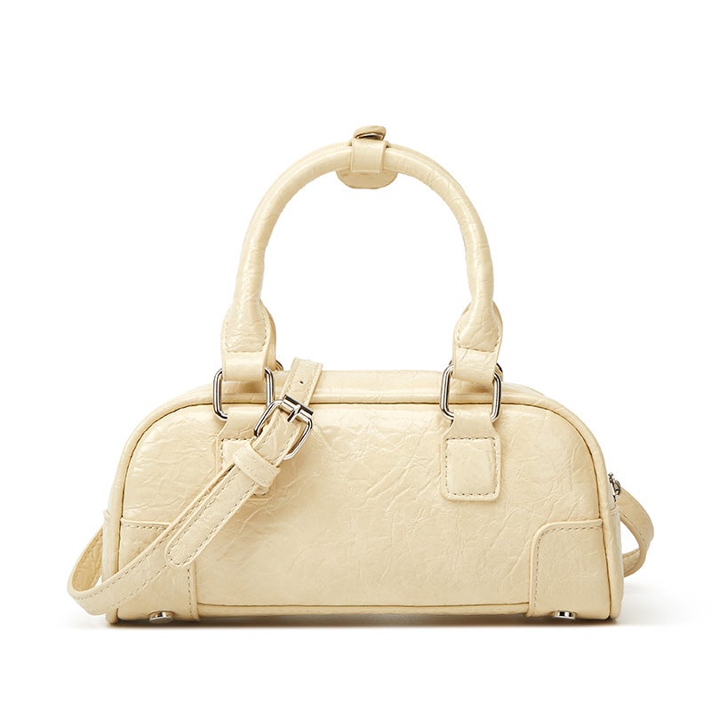High-End Exquisite Handbags For Women Trendy Textured Single Shoulder Crossbody Bag Fashionable Versatile Boston Bag - Image 1