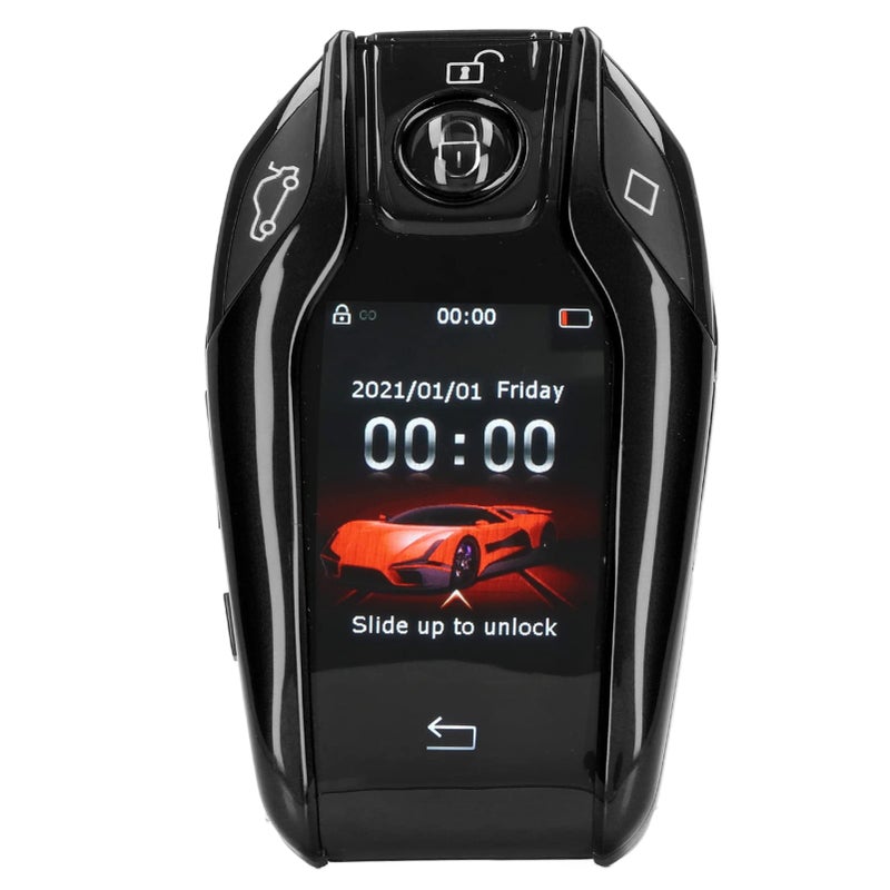 Universal TK800 Plus شاشة LCD تعمل باللمس مفتاح ذكي إطار من السبائك دخول بدون مفتاح أسود - Image 2