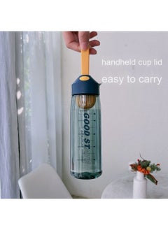 good stuff Portable Strainer Handy Cup Space Cup Teacup Anti-drop Plastic Cup With Scale  - Image 3