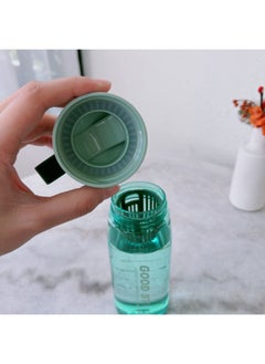 good stuff Portable Strainer Handy Cup Space Cup Teacup Anti-drop Plastic Cup With Scale  - Image 5