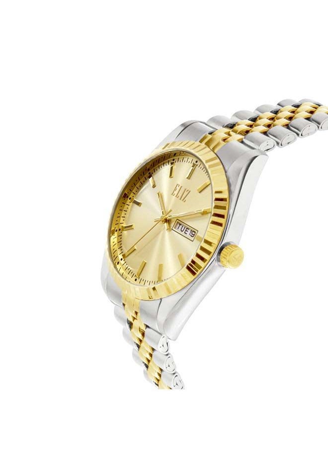 eliz - Eliz Costa Round Shape Stainless Steel Analog Wrist Watch  ES8733G2TCT - 40mm - Silver - Image 1