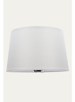 Moda35. White Lampshade Head Fabric Diameter 35 cm Conical A876 