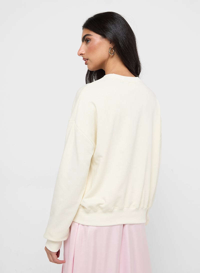 Disney Minnie Oversize Varsity Style Sweatshirt  - Image 2