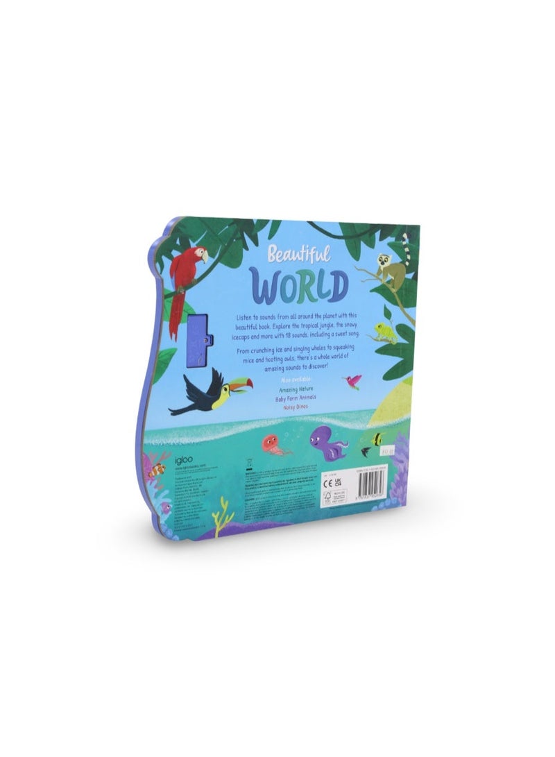 Igloo Books Mega Sounds Beautiful World Board Book - Image 3