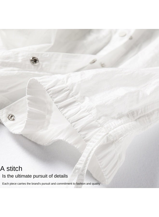 XINYANG Wrinkled Thin Stand Collar Jacket Women 2025 Spring Loose Short Casual Coat - Image 4