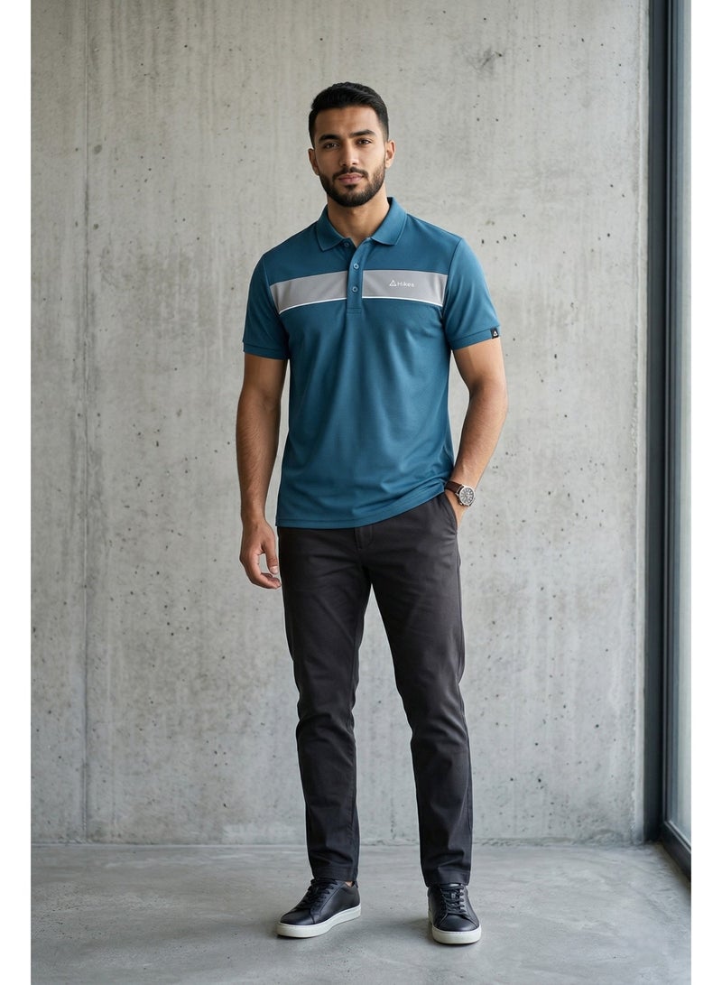 Hikes Men’s Premium Polo T-Shirt – Stretch Fabric, Breathable & Durable Casual Fit - Image 4
