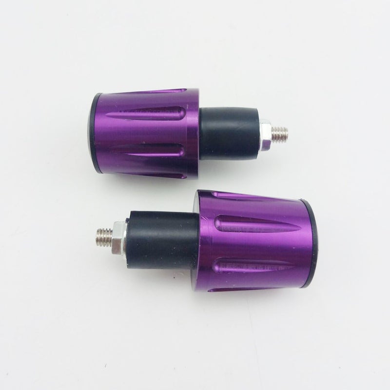 OKSTNO Bar End Caps Plug - Newset Style Heavy Duty 7/8 inch Bar Ends Universal Fits for Suzuki Yamaha Kawasaki (Purple) - Image 5