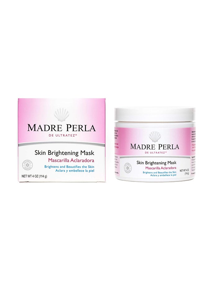 De La Cruz - Madre Perla De Ultratez Skin Brightening Mask No Hydroquinone Parabens Or Artificial Colors Allergy-Tested 4 Oz (1 Jar) - Image 1