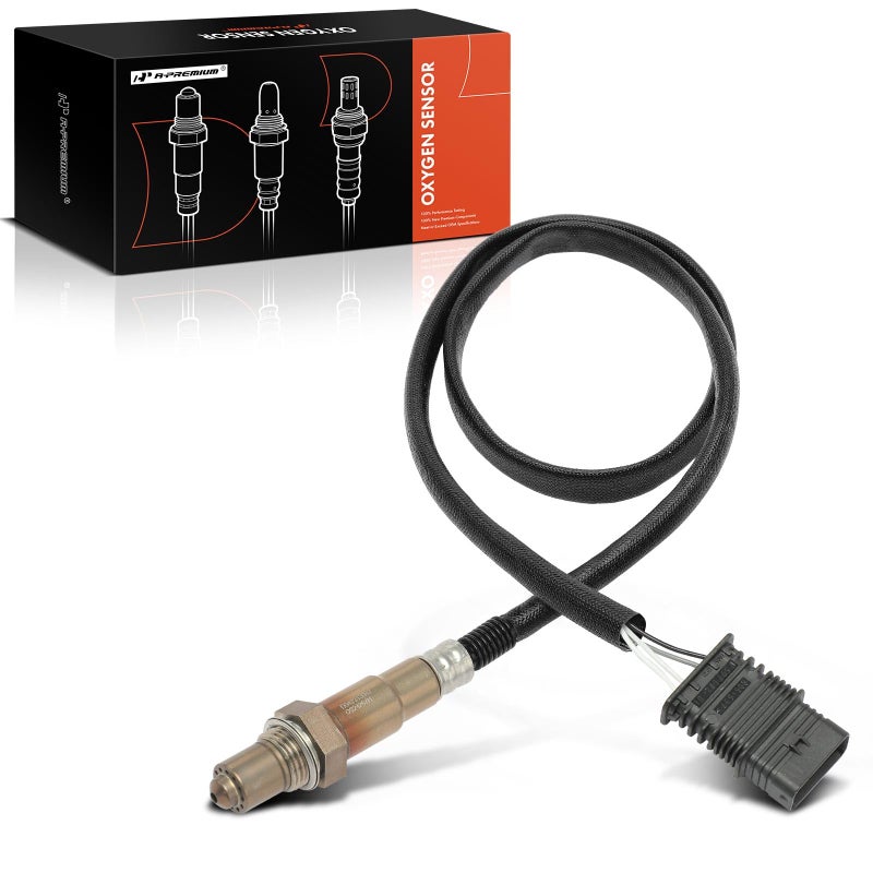 A-Premium APremium O2 Oxygen Sensor Compatible with BMW 135i 335i 535i 640i 740i X3 X4 X5 X6 335i 535i GT xDrive ActiveHybrid 357 L6 30L Downstream Replace 11787589475