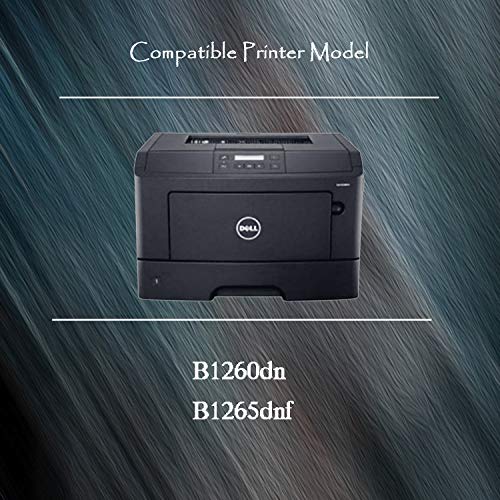 TG Imaging Compatible B1260 Toner Cartridge Replacement for Dell B1260dn Toner 1260dn for 331-7328 1265dnf B1265 B1265dnf 1260 1265 Laser Printer (1-Pack, Black High Yield) - Image 3