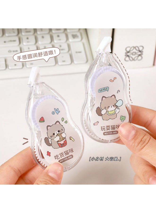 HELPS Creative Cartoon Cat Correction Tape, Special For Primary School Students, High-capacity 6m Correction Tape, High-quality Correction Tape - Image 4