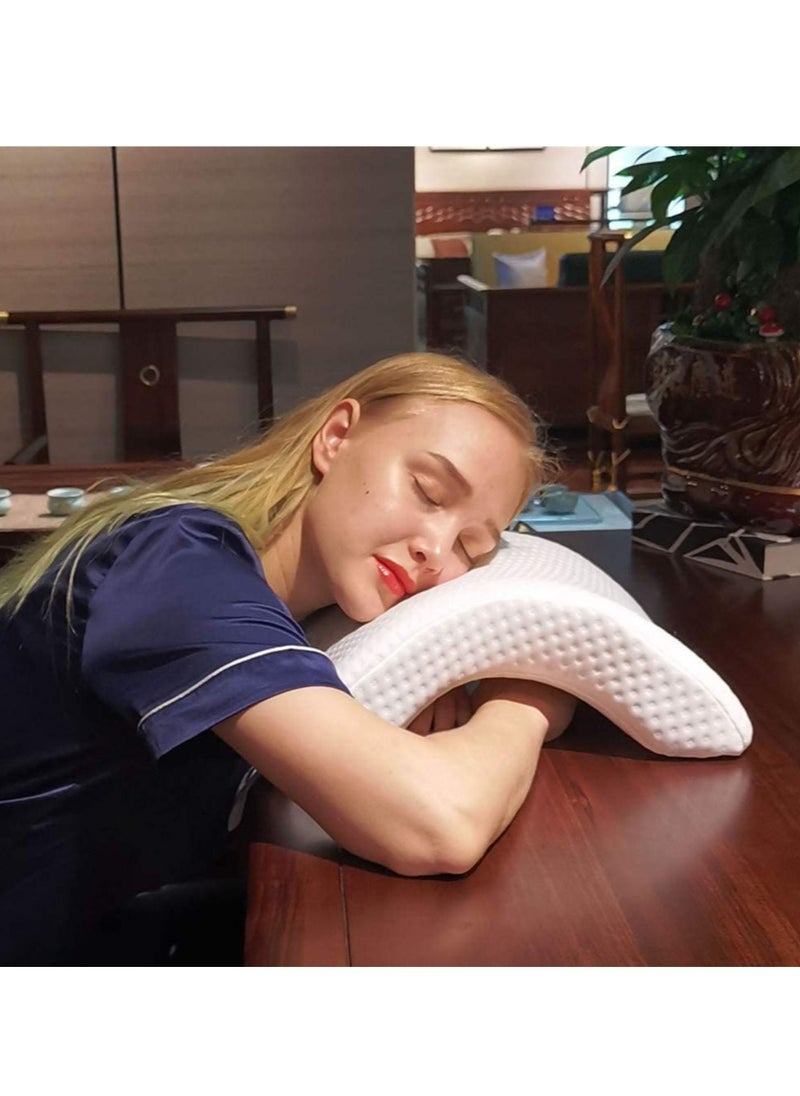 ELTRAZONE Memory Foam Pillow with Arm Hole,Anti-Hand Numb Desk Nap Sleeping Pillow Multifunction Health Neck Couple Pillow 2019 Patent,  - Image 3