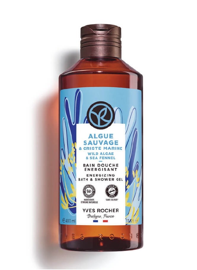 Yves Rocher Wild Algae & Sea Fennel Energizing Bath & Shower Gel  - Image 1