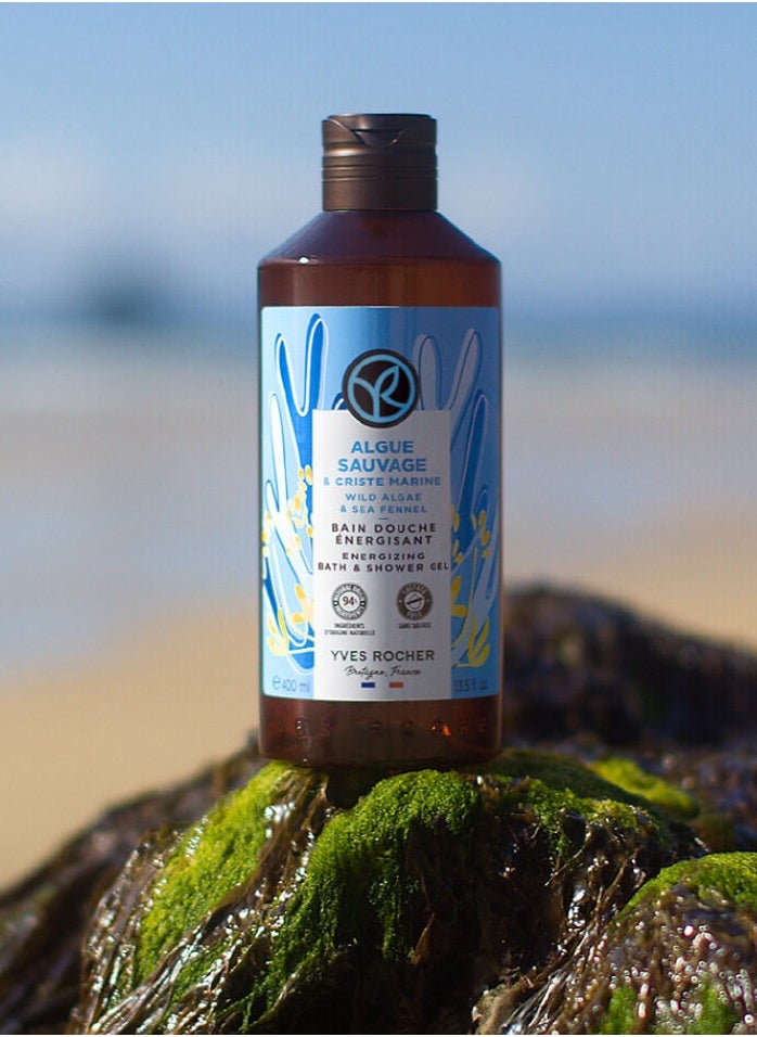 Yves Rocher Wild Algae & Sea Fennel Energizing Bath & Shower Gel  - Image 2