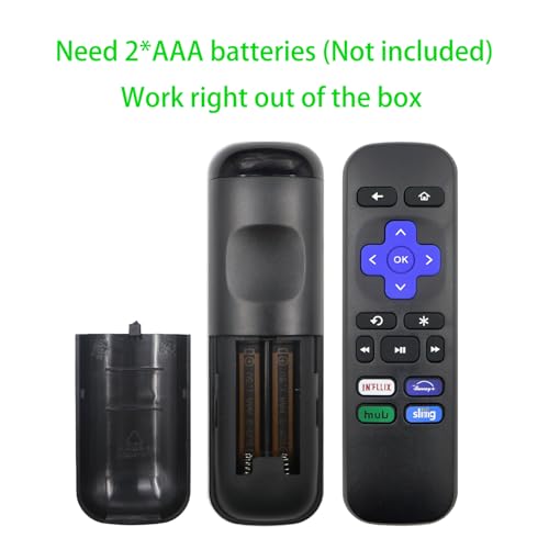 WSHAITE New Replacement Remote Control Compatible with Roku Express, for Roku Premiere, for Roku Box, for Roku Player, for Roku 1 2 3 4 (NOT for Stick and TV or Game) - Image 5