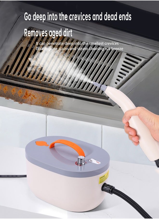 Joshberg Handheld Steam Cleaner, 1200W Pressurized Steam Cleaner with 9 Accessories,  Knob Adjustment,Portable Steam Cleaner for Home, Car, Furniture, Kitchen, Bathroom and Wall  - Image 2