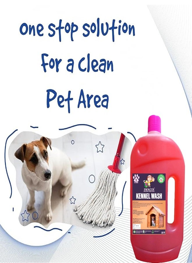 swacch Kennel Wash (1 Litre) Rose I Pet Stain & Odour Remover I Pet Floor Cleaner Liquid I Dog and Cat Friendly - Image 3