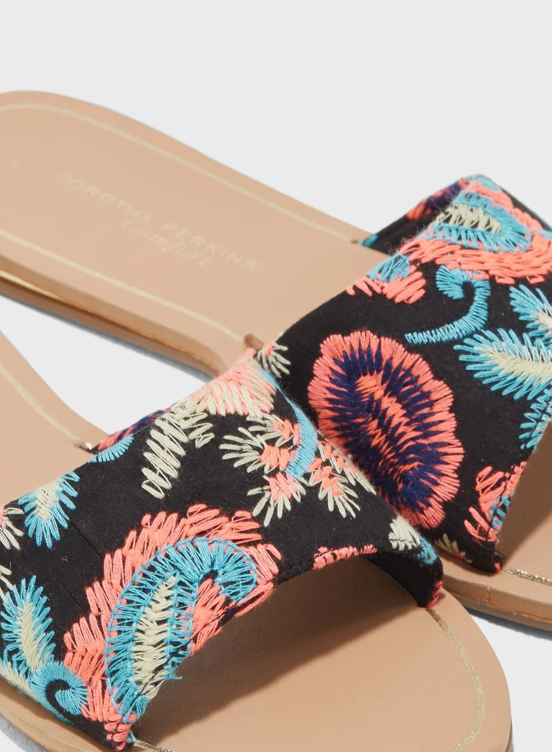 DOROTHY PERKINS Mulberry Comfort Pattern Mules
