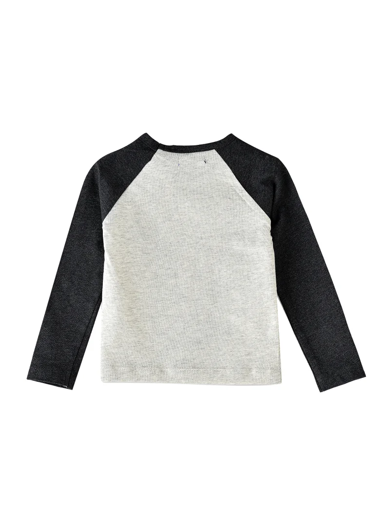 JAM Boys' 'Skate Life' Dinosaur Graphic Raglan Long-Sleeve Tee