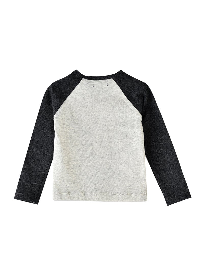 JAM Boys' 'Skate Life' Dinosaur Graphic Raglan Long-Sleeve Tee - Image 2