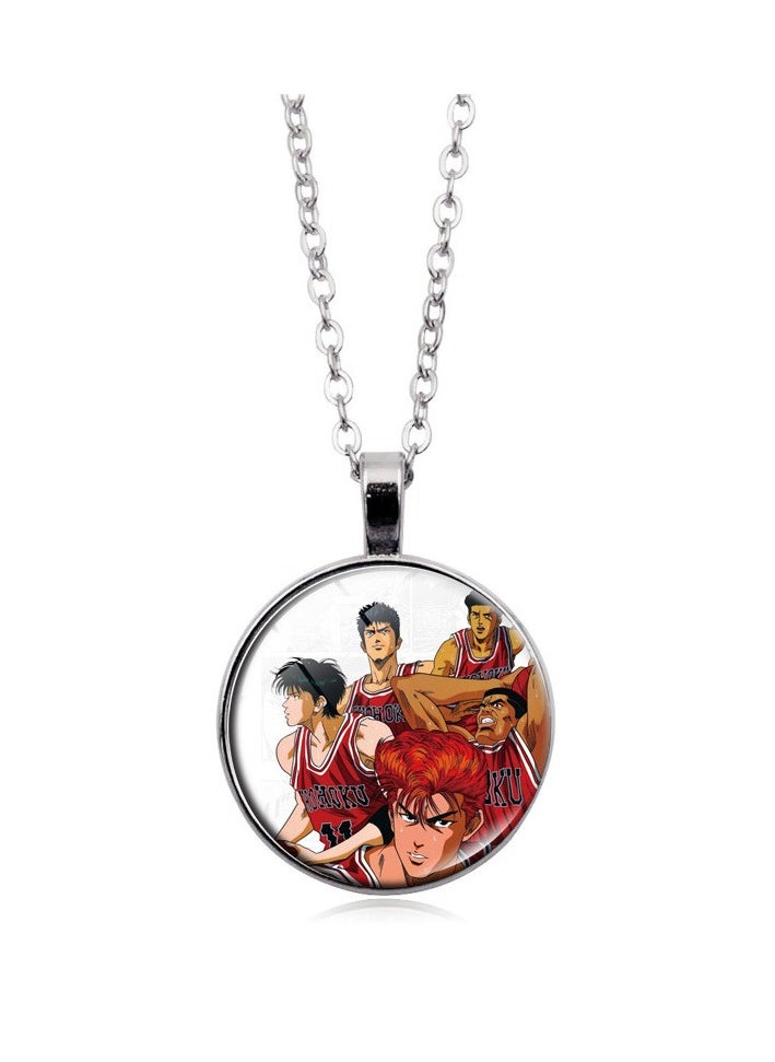 KUYING New Slam Dunk Pendant Sweater Chain Jewelry 
