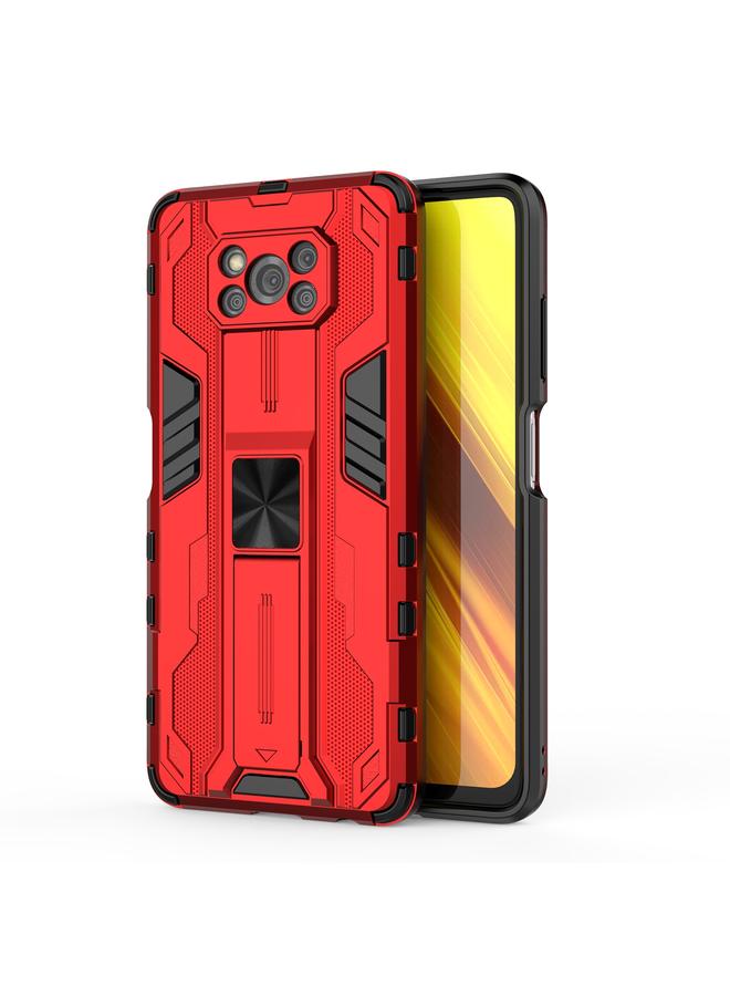 The Bros Case For Xiaomi Poco X3 NFC Supersonic PC + TPU Shock-proof Case with Holder